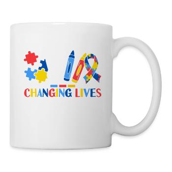 Changer des vies, une séance à la fois ABA - Mug blanc - blanc - Droite