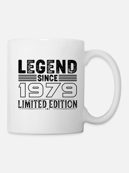 Legend Since 1979 Birthday 45 Years born in 1979 - Tasse - Weiß