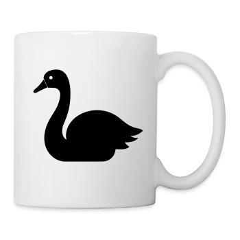 Cygne - Mug blanc - blanc - Droite