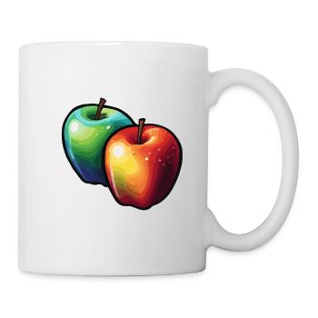 Apple / Fruit / Fruit / Healthy / Organic / Nutrition - Mug - white - Right