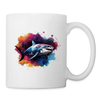 Shark for Sea Animals Fans Gift Holiday - Mug - white - Right