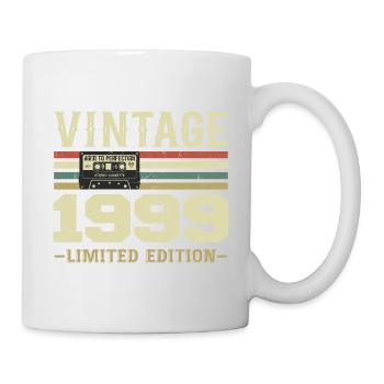 Vintage, 1990er Jahre, Retro, Geburtstagsgeschenk der 1990er Jahre - Tasse - Weiß - Rechts