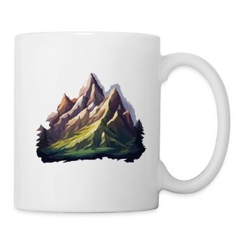 Mountain / Alps / Summit / Nature / Forest / Rock - Mug - white - Right