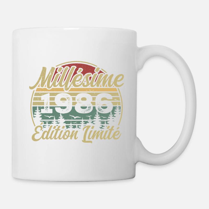 Millésime 1986 - Cadeau Pour le 38e Anniversaire - Mug blanc - blanc