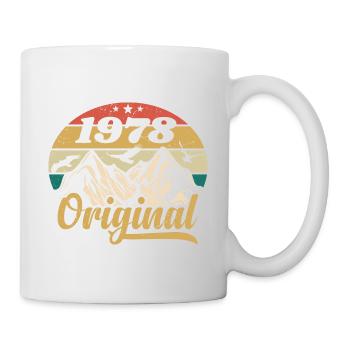 Original 1978 Vintage Anniversaire Cadeau 1978 - Mug blanc - blanc - Droite