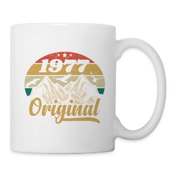 Original 1977 Vintage Birthday Gift 1977 - Mug - white - Right