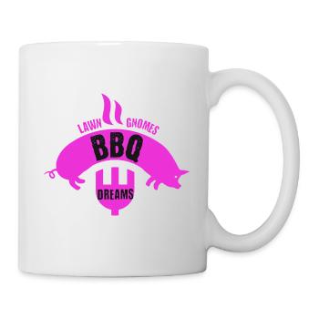 Gnomes Grill BBQ Lawn Backyard Grilling Food Love - Mug - white - Right