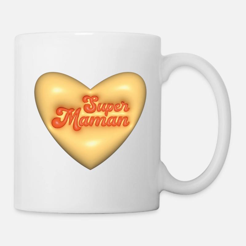 Super Maman - Mug blanc - blanc