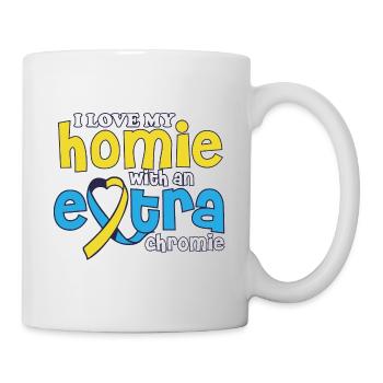 Love My With An Extra Chromie Down Syndrome - Mug - white - Right