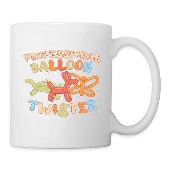 Professional Balloon Animal Twister Circus - Tasse - Weiß - Rechts