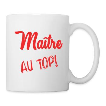 MASTER. MASTER. THANK YOU. THANK YOU MASTER - Mug - white - Right