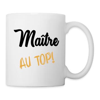 MASTER. MASTER. THANK YOU. THANK YOU MASTER - Mug - white - Right
