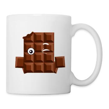 A fun chocolate bar chocolate love - Mug - white - Right