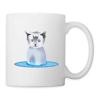 Katze - Tasse - Weiß - Rechts