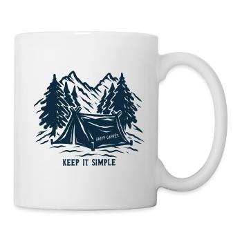 Camping camping-car - Mug blanc - blanc - Droite