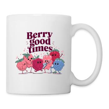 Berry Good Times Beeren Rote Früchte - Tasse - Weiß - Rechts
