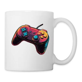 Gamepad, Gamepad, Console Player Logo - Mug - white - Right