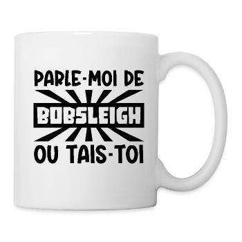 parle-moi de bobsleigh - Mug blanc - blanc - Droite