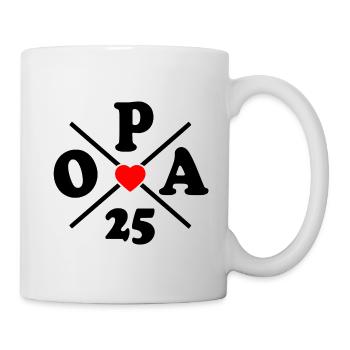 Opa 2025 - Tasse - Weiß - Rechts