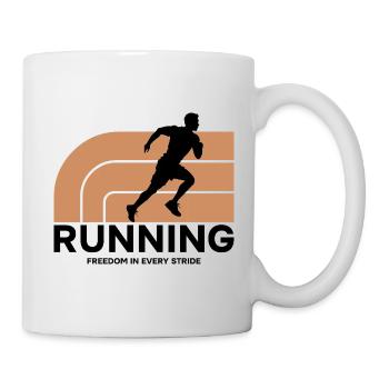 Running and health - Mug - white - Right