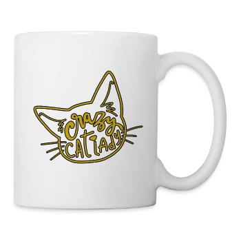 Crazy cat lady. - Mug - white - Right