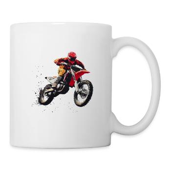 Conception du Motorcross - Mug blanc - blanc - Droite