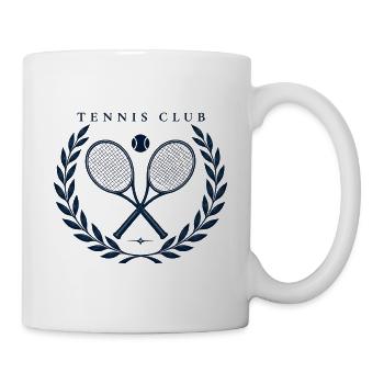 Club de tennis vintage - Esthétique rétro de club de campagne - - Mug blanc - blanc - Droite