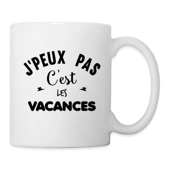 C'EST LES VACANCES - Mug blanc - blanc - Droite