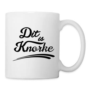 Dit is knorke Berlin berlinerisch Hauptstadt Slang - Tasse - Weiß - Rechts