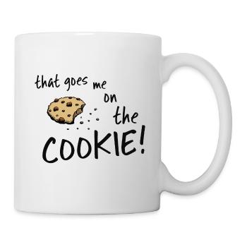 das geht mir auf den keks cookie monster dinglish - Tasse - Weiß - Rechts