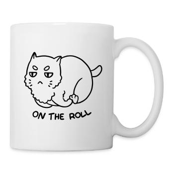 Running Fat Cat - Mug - white - Right