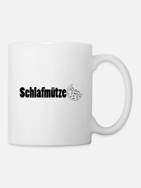 Schlafmuetze - Tasse - Weiß