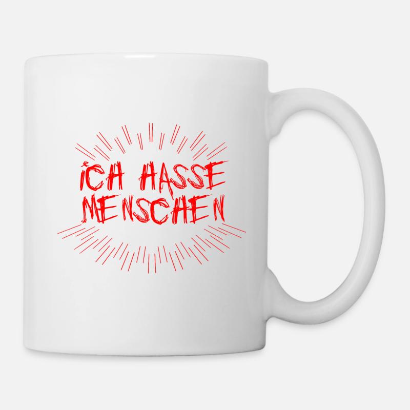 I hate people - Mug - white