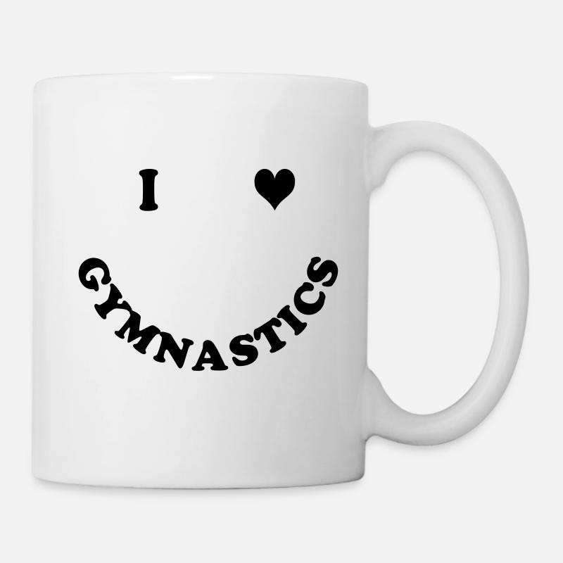 Gymnastik - Tasse - Weiß