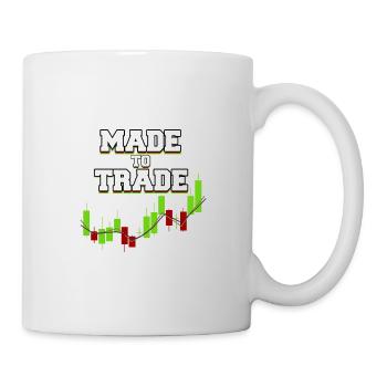 Trading Trader Börse Börsenhändler Forex Geschenk - Tasse - Weiß - Rechts