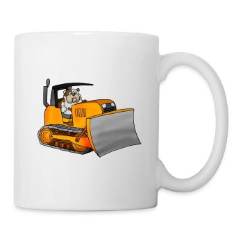 Bulldog bulldog - Mug blanc - blanc - Droite