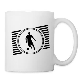 football - Mug blanc - blanc - Droite
