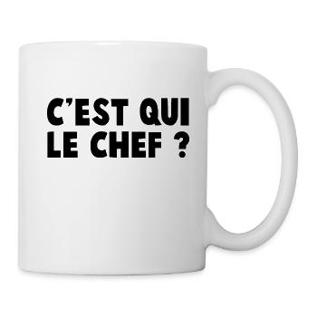 CHEF - Mug blanc - blanc - Droite