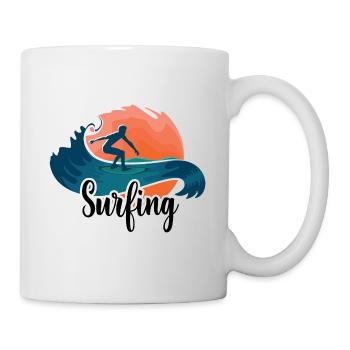 Surfer - Mug blanc - blanc - Droite