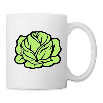 chou choux legume 403 - Mug blanc - blanc - Droite