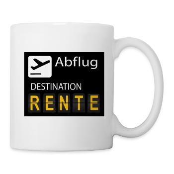 RENTE - Tasse - Weiß - Rechts