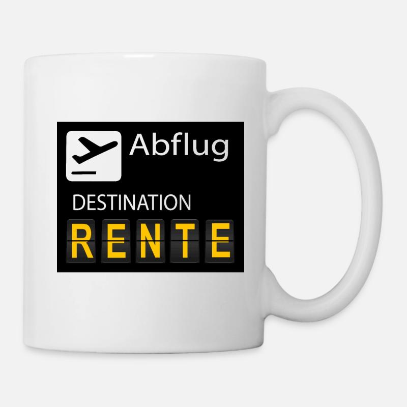 RENTE - Tasse - Weiß