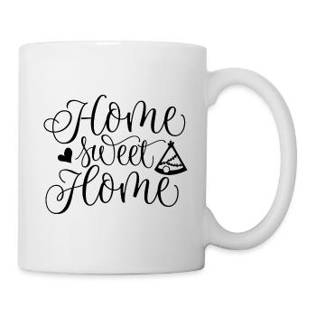 ACCUEIL DOUX ACCUEIL | LE CAMPING EST À DOMICILE - Mug blanc - blanc - Droite