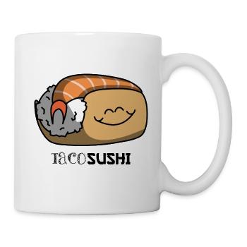 Taco sushi fish japan trend street food - Mug - white - Right