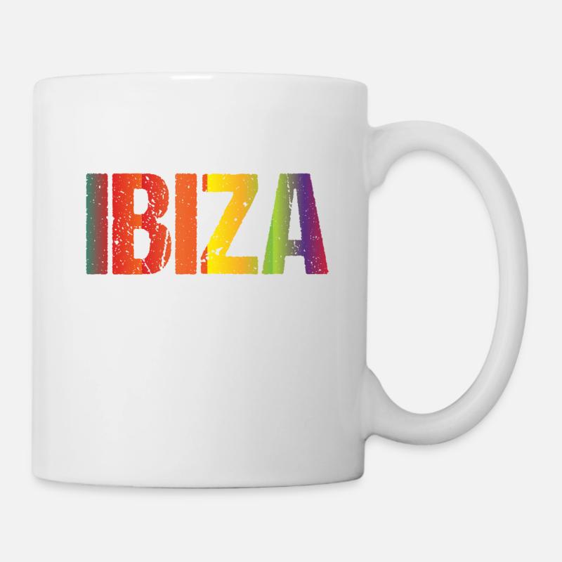 Retro Ibiza Love - Mug - white