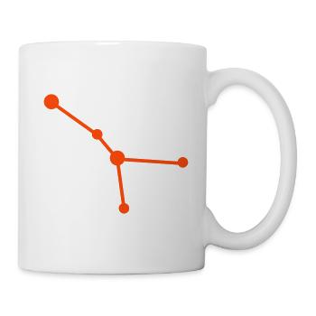 Sternzeichen Krebs - Tasse - Weiß - Rechts