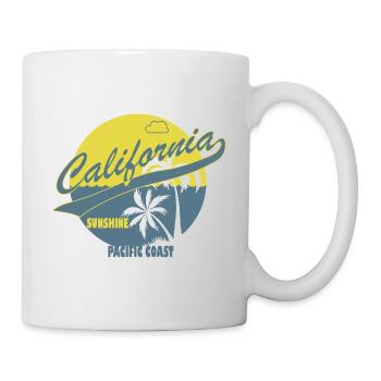 Californie - Mug blanc - blanc - Droite