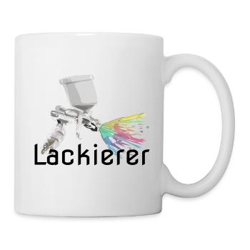 Der Lackierer - Tasse - Weiß - Rechts