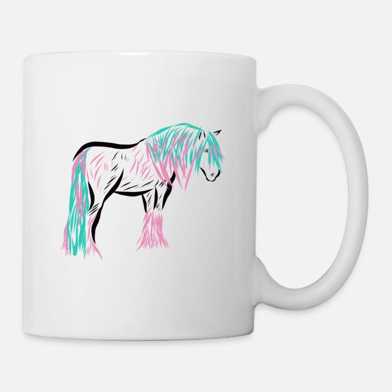 Horse - Mug - white