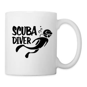 Scuba Diver - Tasse - Weiß - Rechts